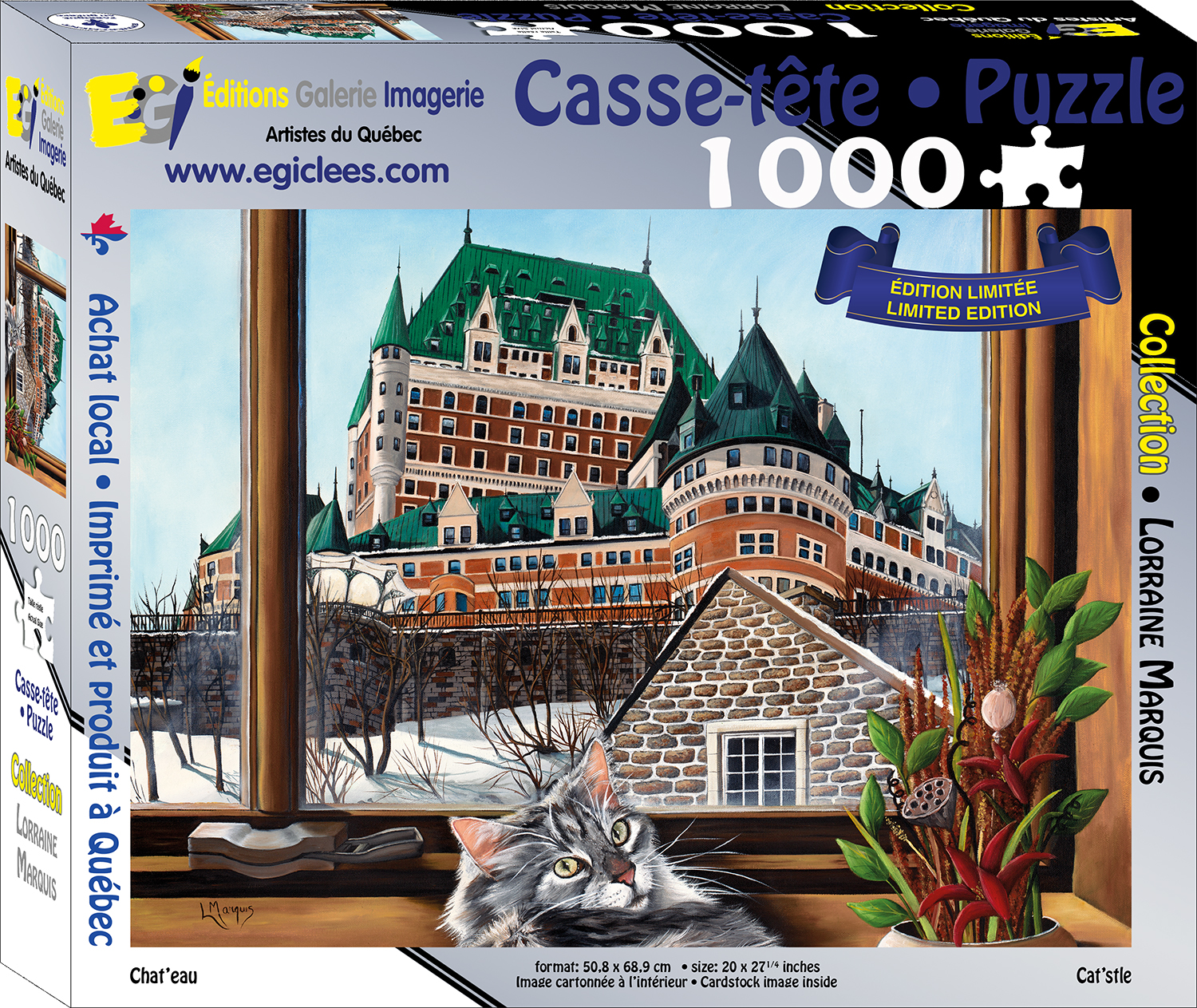EGL - Chat'eau, 1000 pieces - 1000 PIÈCES - EDITIONS GALERIE L'IMAGERIE