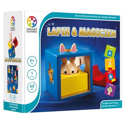 LAPIN & MAGICIEN - JEUX DE LOGIQUE & PATIENCE - SMART GAMES