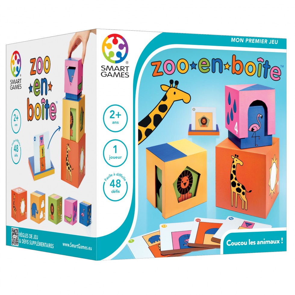 ZOO EN BOITE - JEUX DE LOGIQUE & PATIENCE - SMART GAMES