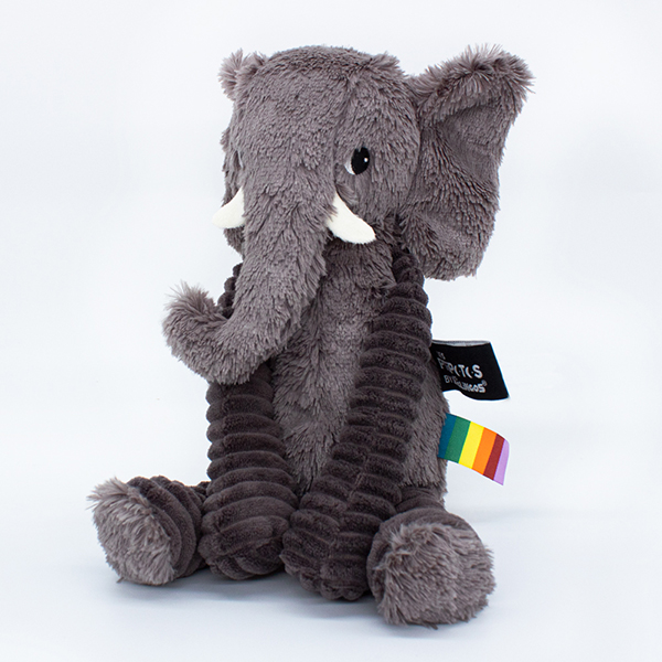Dimoitou l'elephant gris - PELUCHE - DEGLINGOS