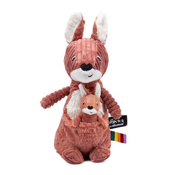 Maman-bebe, Allezou le kangourou terra - PELUCHE - DEGLINGOS