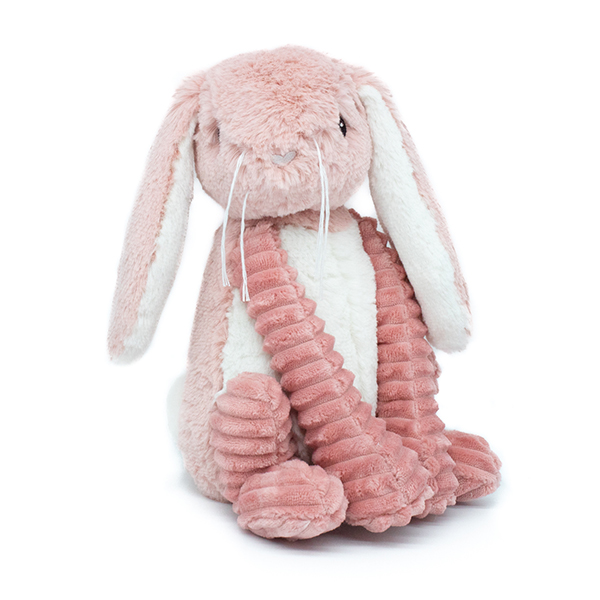 Maman-bébé - Toudou le lapin rose - PELUCHE - DEGLINGOS