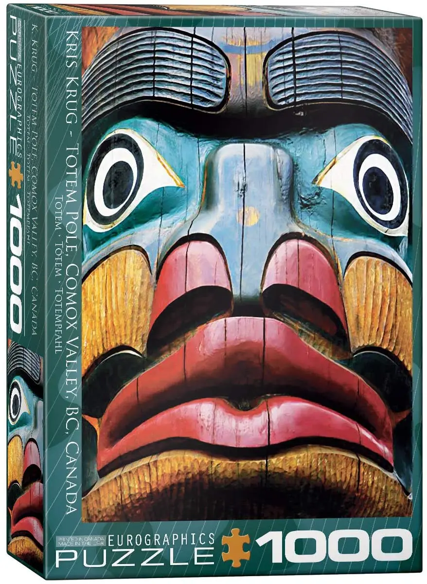 CASSE-TETE 1000 TOTEM POLE COMOX VALLEY - 1000 PIÈCES - EUROGRAPHICS