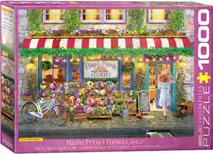 CASSE-TÊTE 1000 FLEURS PÉTALE EN PELUCHE - CASSE-TÊTE ADULTES - EUROGRAPHICS