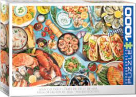 Eurographics - , Table de fruit de mer - 1000 PIÈCES - EUROGRAPHICS