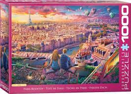 Eurographics - Toit de Paris, 1000 - 1000 PIÈCES - EUROGRAPHICS