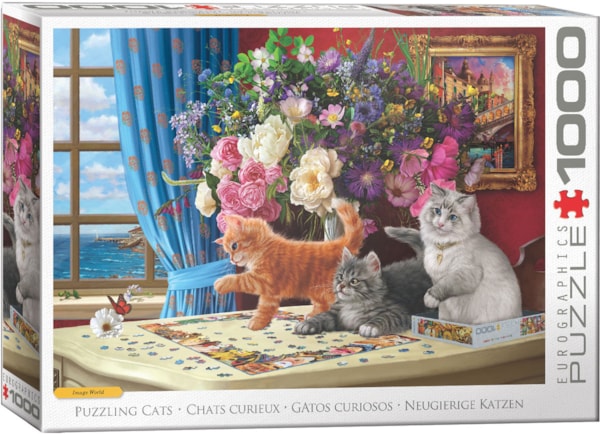 Eurographics - Chats curieux, 1000 piece - - EUROGRAPHICS
