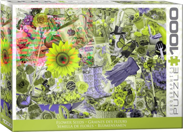 Eurographics - Graines des fleurs, 1000 - 1000 PIÈCES - EUROGRAPHICS