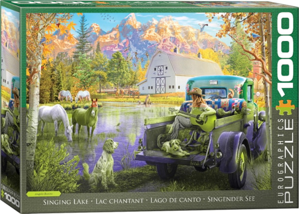 Eurographics - Lac Chantant, 1000 pces - 1000 PIÈCES - EUROGRAPHICS