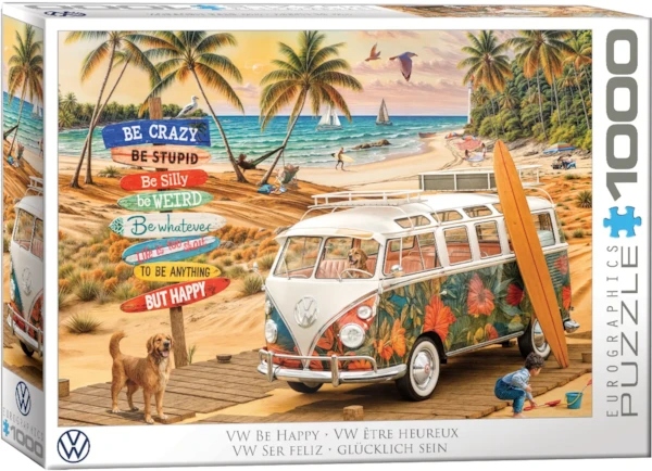 Eurographics - VW être heureux, 1000 - 1000 PIÈCES - EUROGRAPHICS