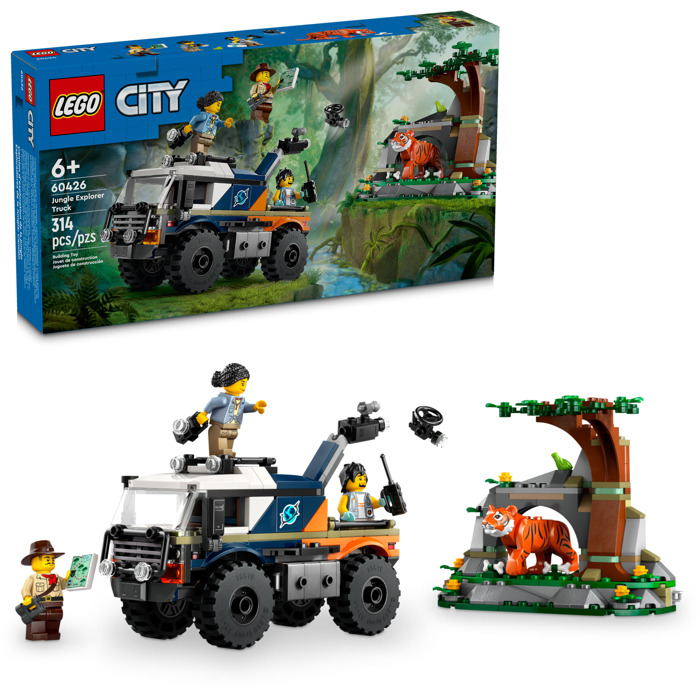 City - Jungle explorer truck, 314 pièces - CONSTRUCTION - LEGO