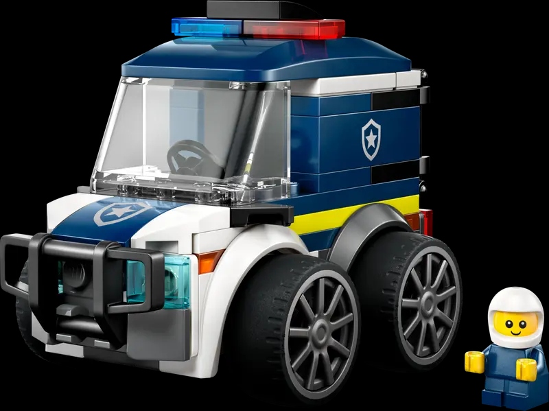 City - Mini vehicules : Camion de police - CONSTRUCTION - LEGO