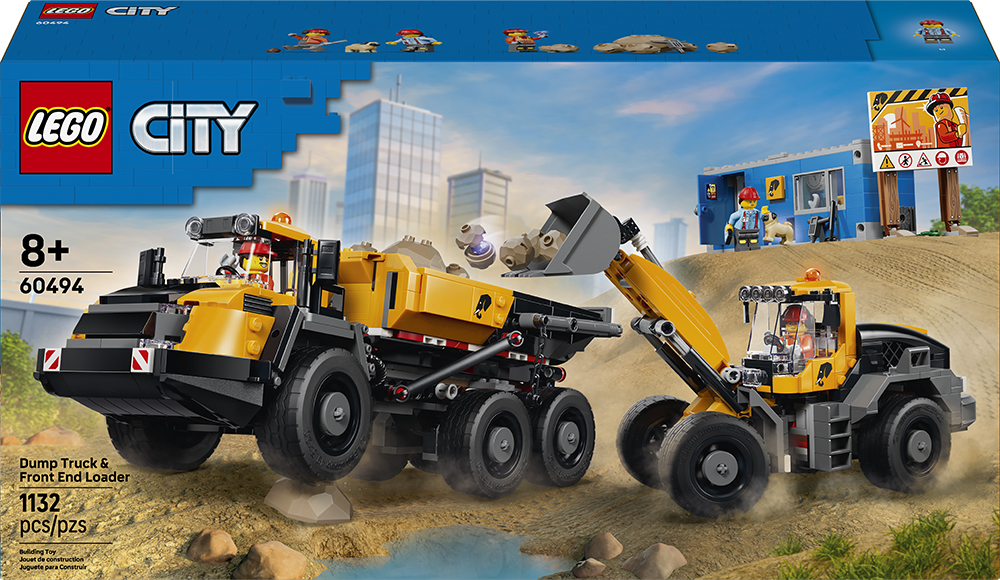 City - Le camion-benne et la chargeuse - CONSTRUCTION - LEGO