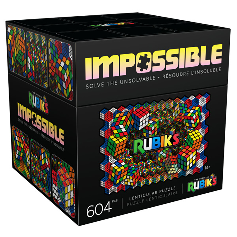 Puzzle Impossible Rubiks, 604 pces - 999 PIECES ET MOINS - RUBIK'S