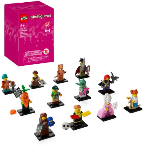 Minifigures - série 24, 6 personnages - CONSTRUCTION - LEGO