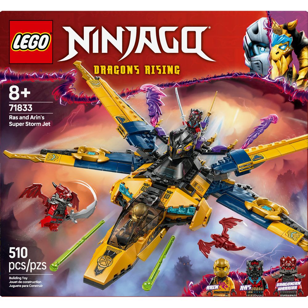 Ninjago - Avion Tempetes de Ras et Arin - CONSTRUCTION - LEGO