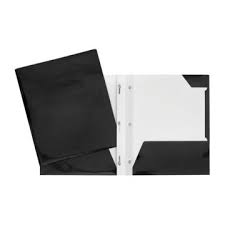 DUO-TANG À POCHETTES EN CARTON NOIR - RELIURES & PRESENTATION - GEOCAN
