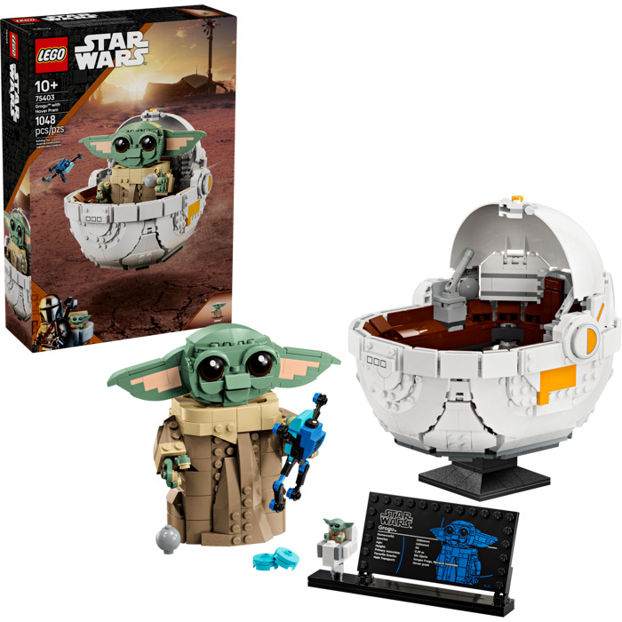 Lego - Grogu et son landau , 1048pcs - CONSTRUCTION - LEGO