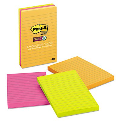 POST-IT SS 4X6 (3) LIGNE ULTRA - PAPETERIE - MICROSOFT