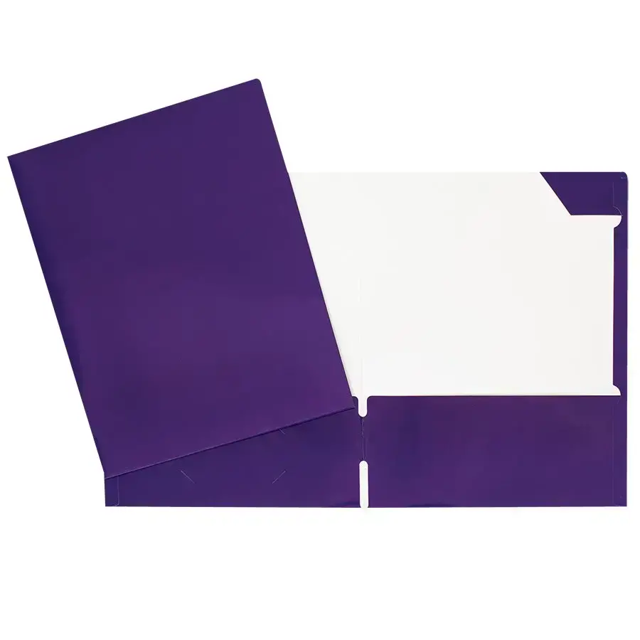 POCHETTE LAMINE MAUVE - PAPETERIE - GEOCAN