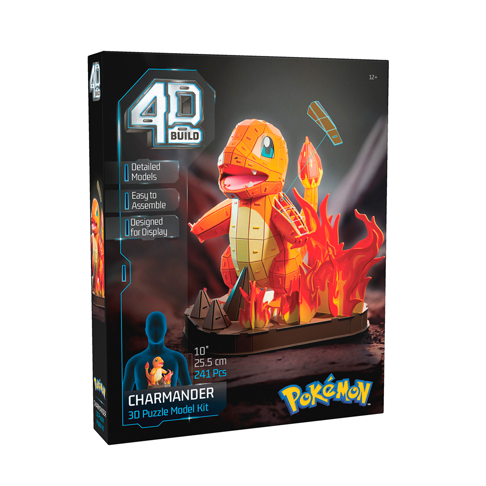 4D Build - Pokémon - Salamèche - 4D Build - Pokémon - Salamèche - SPIN MASTER