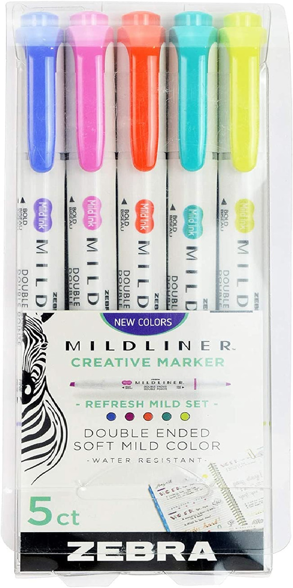 SURLIGNEUR MILDLINER ENS. RAFRAICHISSANT - INSTRUMENTS D'ECRITURE - ZEBRA