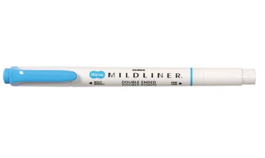 SURLIGNEUR MILDLINER CYAN - INSTRUMENTS D'ECRITURE - ZEBRA
