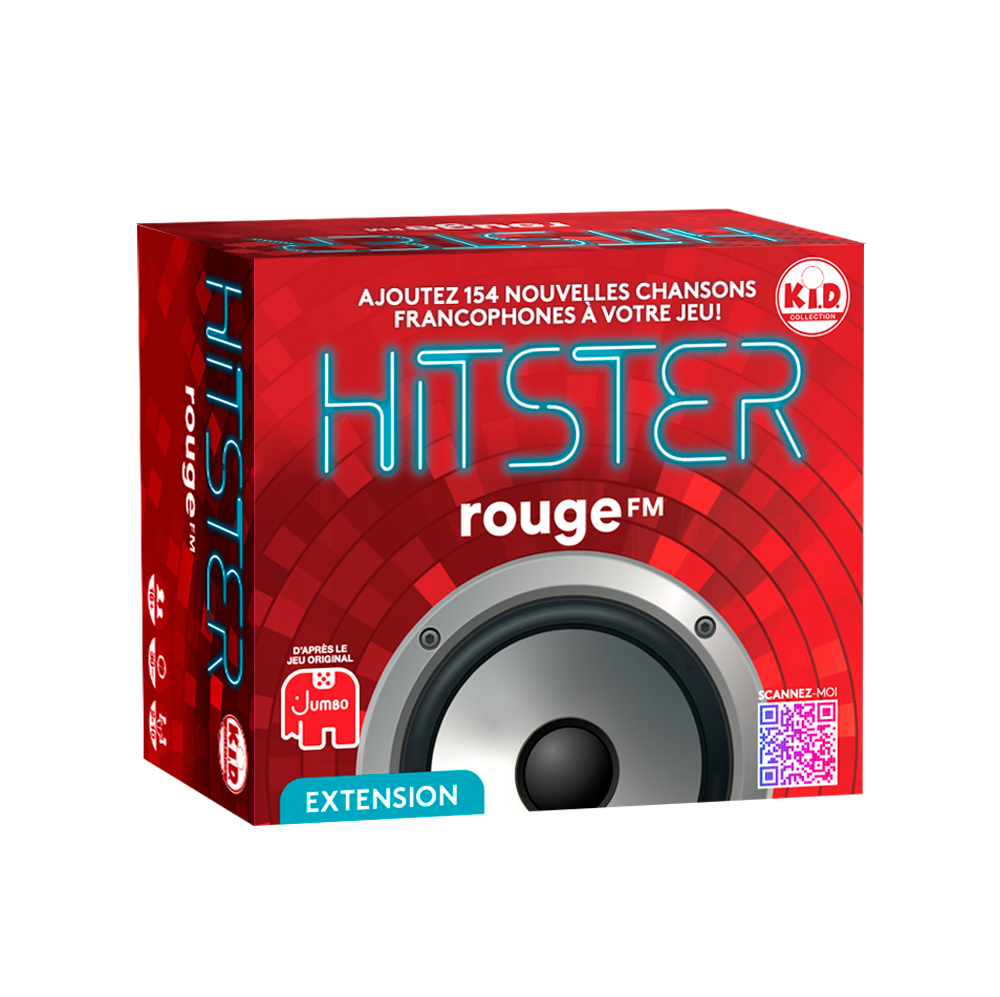 Hitster ext. 100% Franco - Rouge FM - JEUX DE PARTY & D'AMBIANCE - K.I.D. COLLECTION