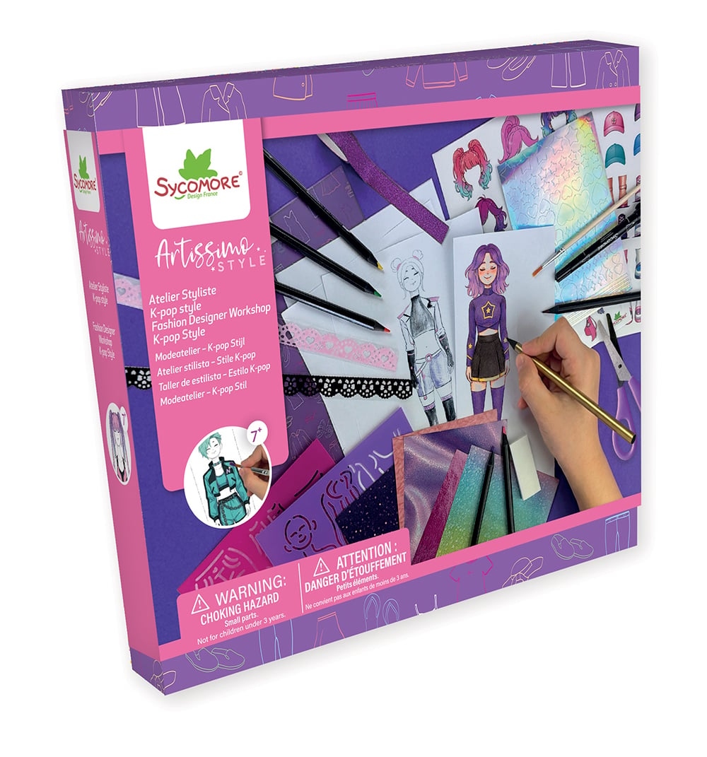Artissimo - Tablette styliste K-Pop - DESSIN & COLORIAGE - SYCOMORE
