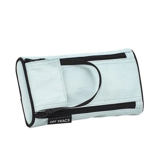 ETUI CRAY.OFF.2COMP BLEU PALE - SAC A DOS,LUNCH,ETUIS A CRAYON - GEOCAN