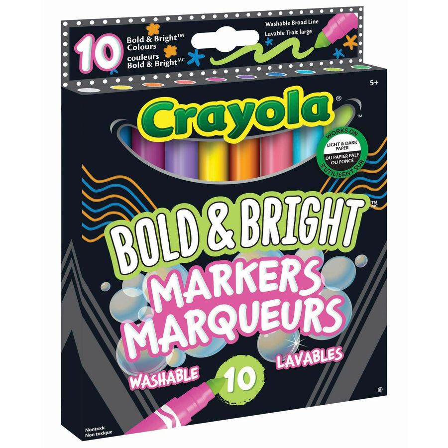 Marqueurs Crayola - Éclat et Brillance - MATÉRIEL & ACCESSOIRES - CRAYOLA