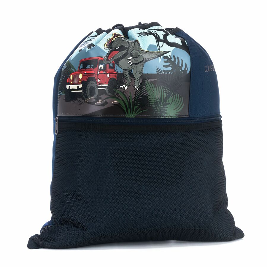 SAC FOURRE TOUT LG DINO - SAC A DOS,LUNCH,ETUIS A CRAYON - LOUIS GARNEAU