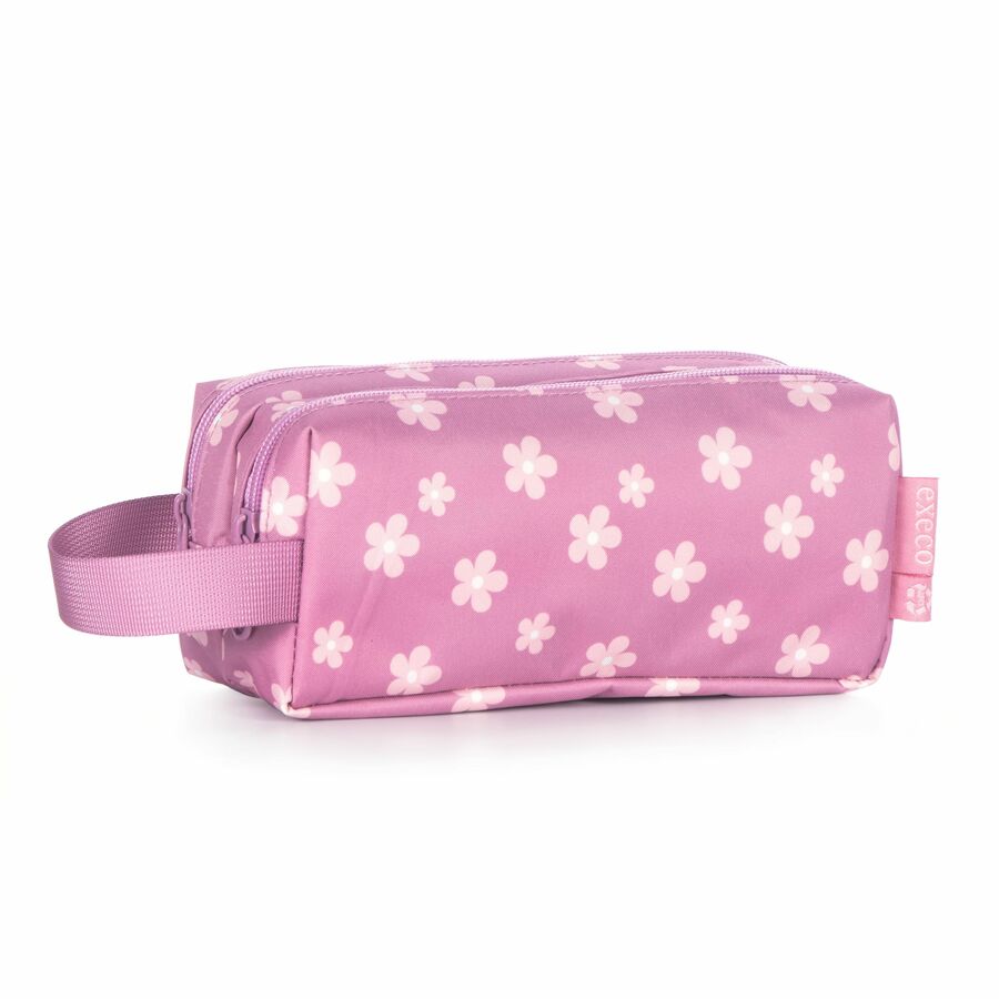 ETUI A CRAYO EXECO FLEUR ROSE - SAC A DOS,LUNCH,ETUIS A CRAYON - GEOCAN