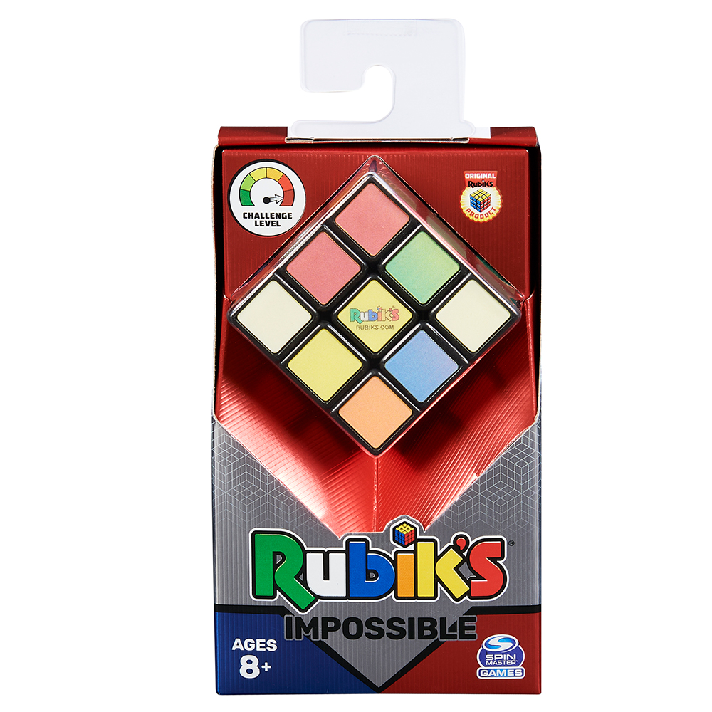 Rubik's - Cube 3x3 Impossible - JEUX DE LOGIQUE & PATIENCE - SPIN MASTER