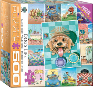 Eurographics - La vie de chien, 500XL - CASSE-TÊTE ADULTES - EUROGRAPHICS