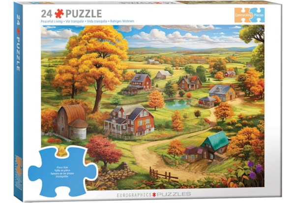 Eurographics - Chalet bord du lac, 24 pc - 300 PIÈCES ET MOINS - EUROGRAPHICS