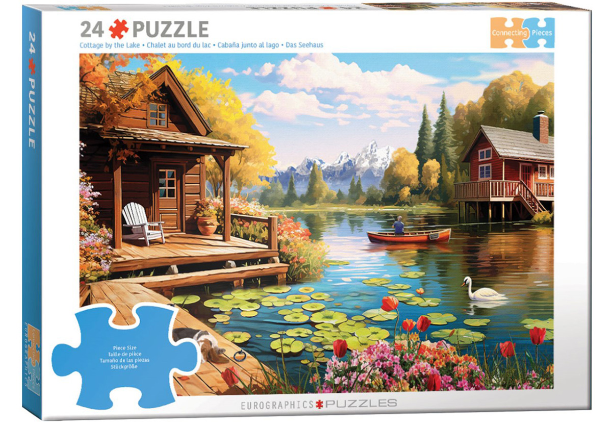 Eurographics - Vie tranquile, 24 pc - 300 PIÈCES ET MOINS - EUROGRAPHICS