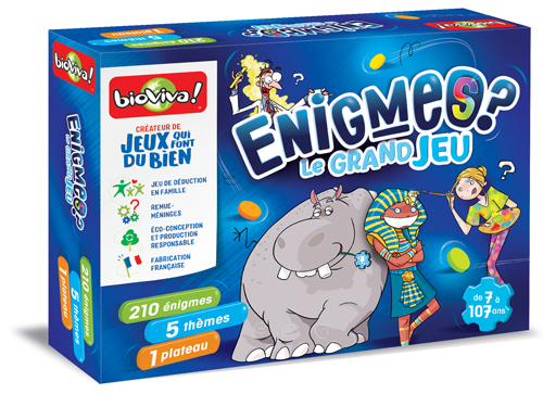 GRAND JEU DES ÉNIGMES - JEUX POUR ENFANTS - BIOVIVA