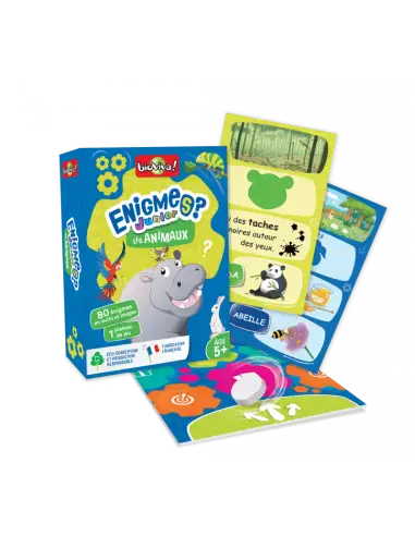 ENIGMES? JUNIOR ANIMAUX - JEUX ÉDUCATIF - BIOVIVA