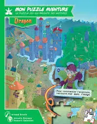 Mon puzzle aventure - Dragon, 42 pièces - 25 A 50 PIECES - ILO