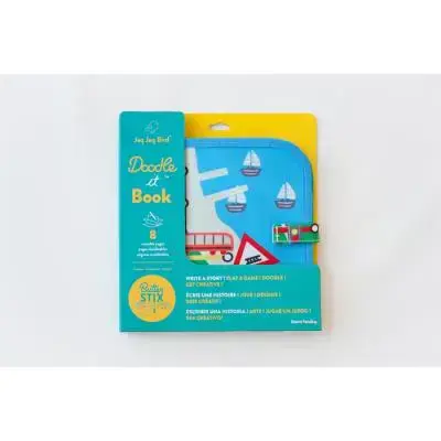 DOODLE IT BOOK TRAINS - JOUET DIVERS - JAQ JAQ BIRD