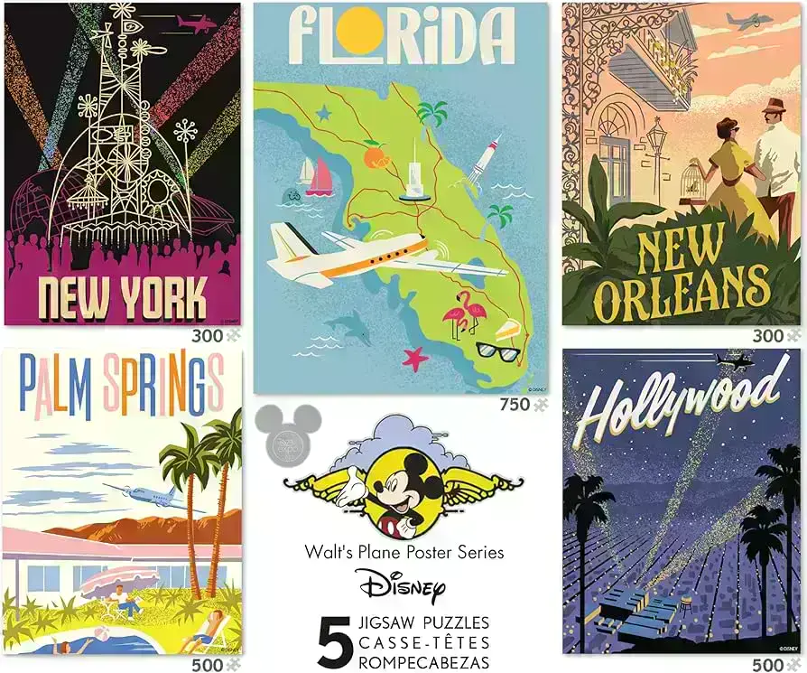 CEACO - WALT'S PLANE POSTER SERIES - 999 PIECES ET MOINS - CEACO