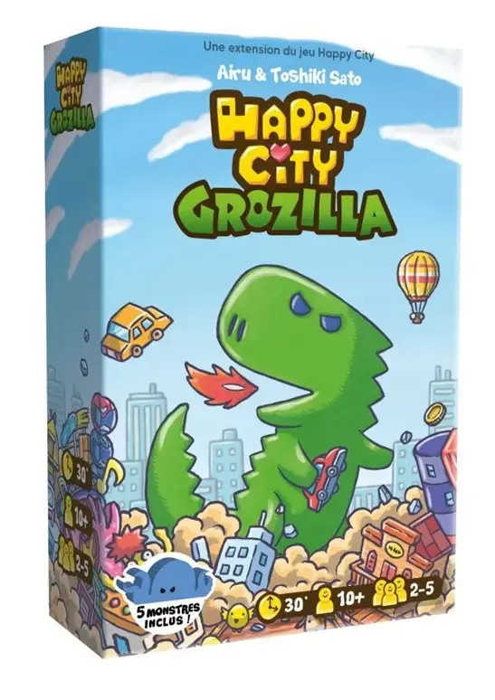 Happy City - Grozilla - JEUX DE SOCIÉTÉ ET FAMILLE - COCKTAIL GAMES