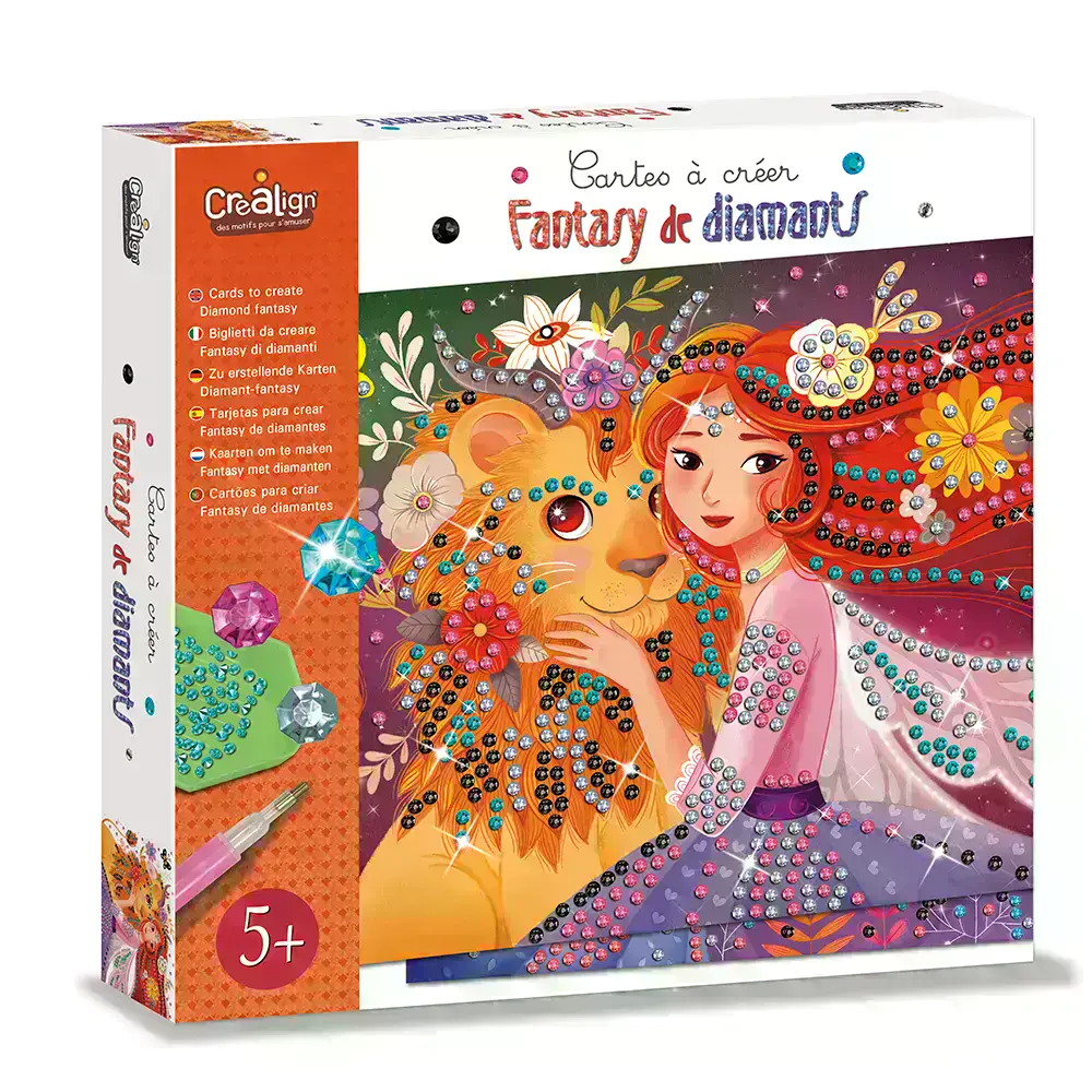 Crealign - cartes a creer, Fantasy de Di - PROJET DE BRICOLAGE - CREALIGN