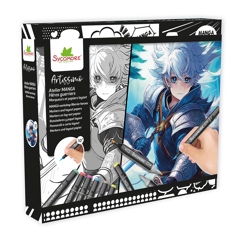 Artissimo - Atelier Manga et marqueurs - DESSIN & COLORIAGE - SYCOMORE