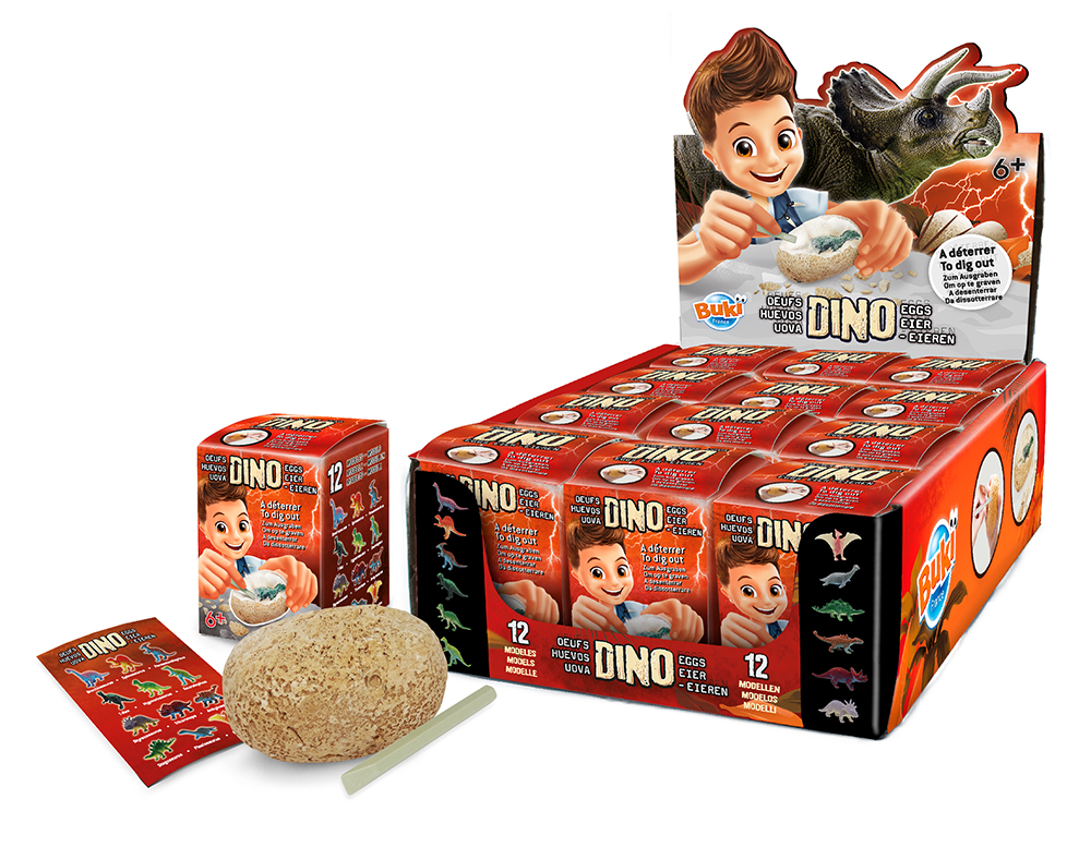 Buki - Oeuf de dino à déterrer asst - JEUX DE SCIENCE - Buki France