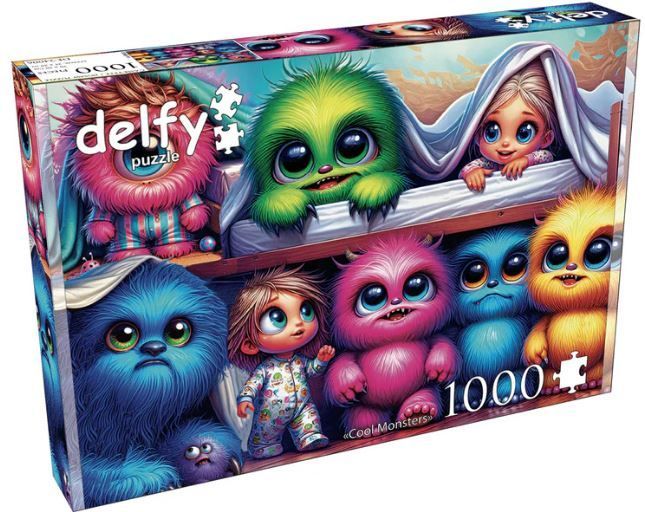 Delfy - Cool Monsters, 1000 pieces - 1000 PIÈCES - DELFY