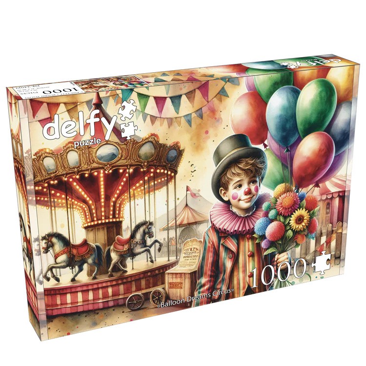 Delfy - Balloon Dreams Circus, 1000 pces - 1000 PIÈCES - DELFY
