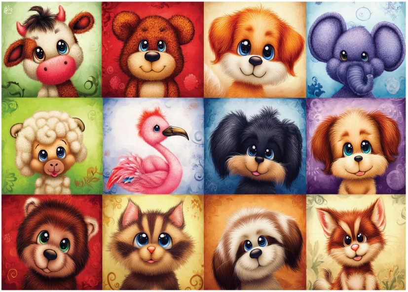 Delfy - Cuteness in dozen, 1000 pcs - 1000 PIÈCES - DELFY