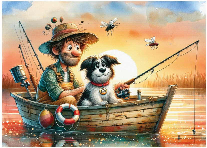 Delfy - Sunset Fishing Friends, 1000 pcs - 1000 PIÈCES - DELFY